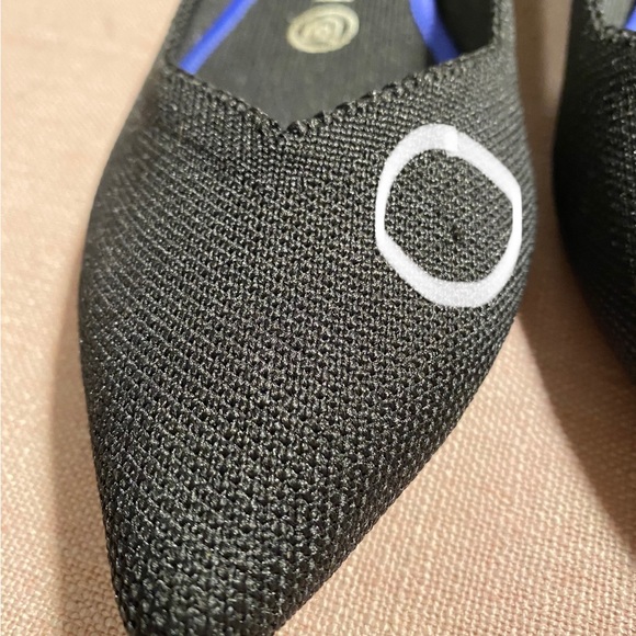 Rothy’s The Point Flats Size 8 Black - Picture 4 of 7